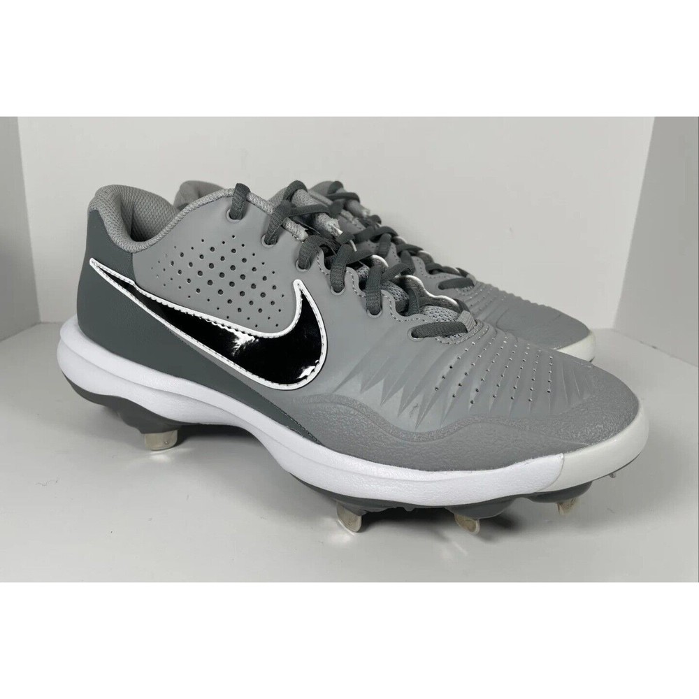 NIKE ALPHA HUARACHE 3 VARSITY LOW LIGHT SMOKE GREY-BLACK SZ 10.5 [CT0829-023]